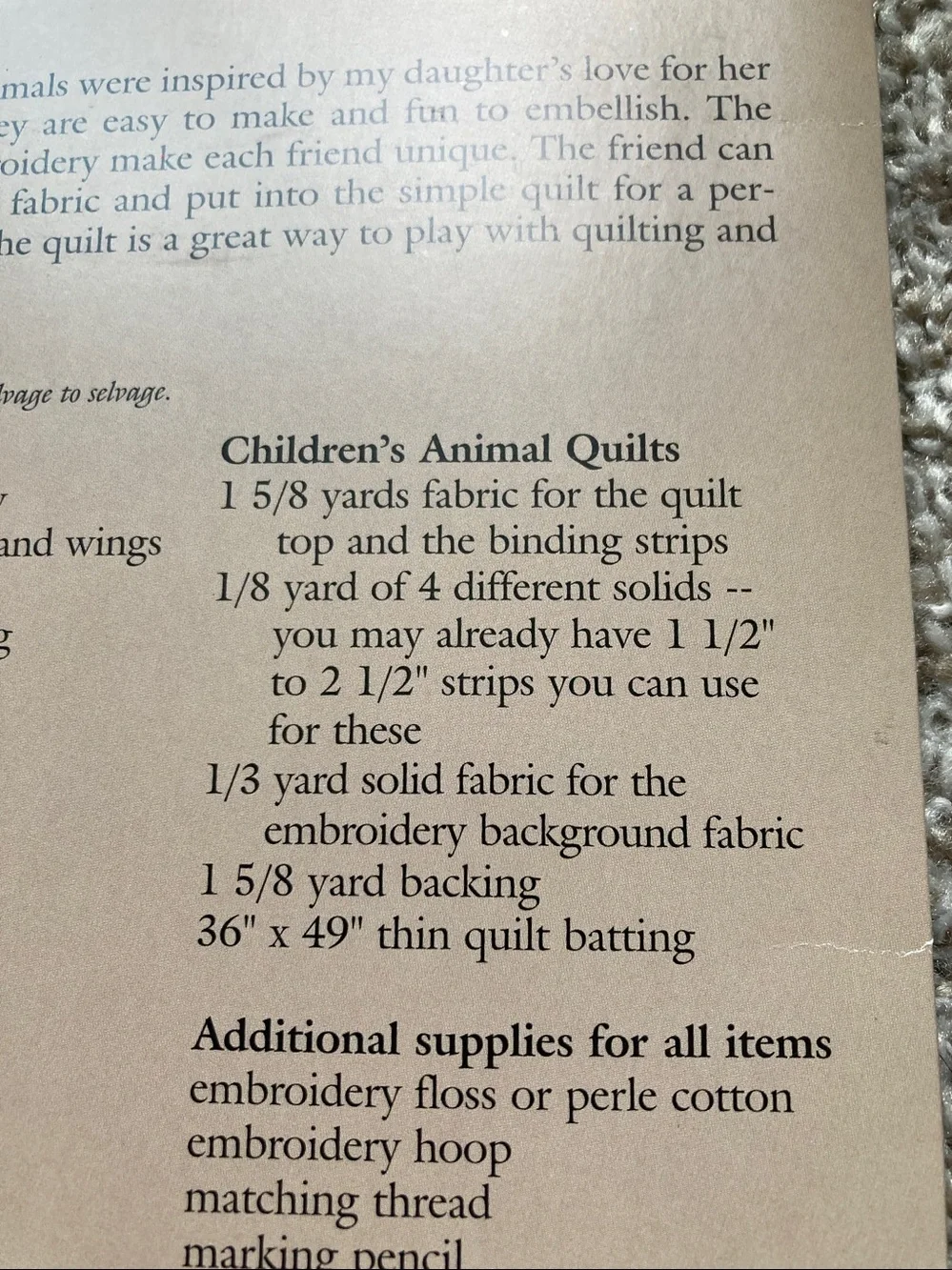 Animal friends Valori Wells stuffed Animals toy embroidery quilt pattern Y2k